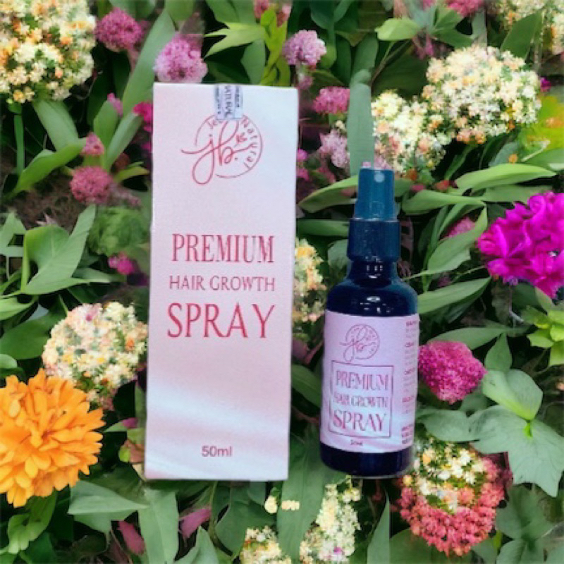 Xịt dưỡng tóc Premium Hair Growth Spray 50ml, nguyên liệu tự nhiên, giúp tóc chắc khỏe và giảm gãy rụng