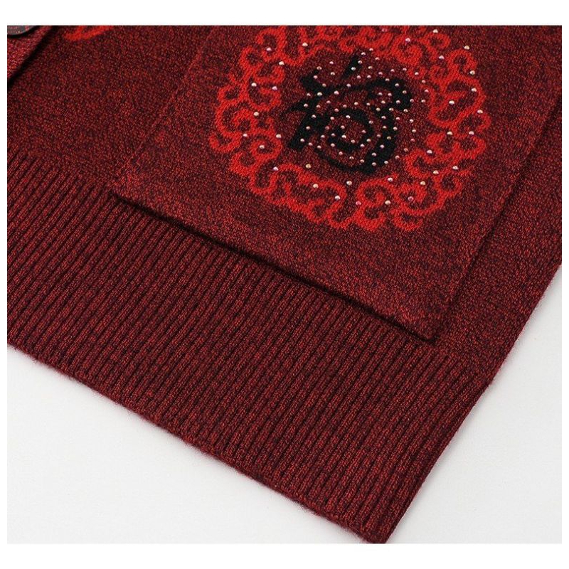 Áo Len Cài Cúc Trung Niên