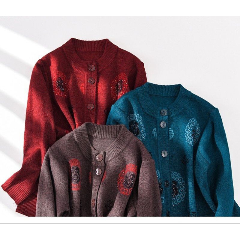 Áo Len Cài Cúc Trung Niên