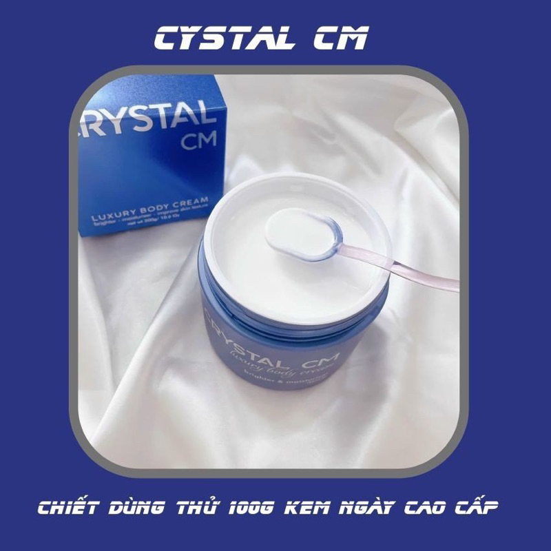 100G KEM NGÀY CAO CẤP ĐÊM CỐT DẺO  CYSAL CM CHU HẰNG DƯỠNG TRĂNG BẢO VỆ DA