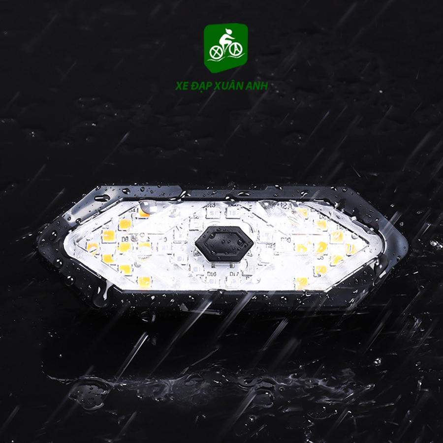 Đèn Xi Nhanh Xe Đạp Điều Khiển Từ Xa Phát Âm Sạc USB Chống Nước FY 1820