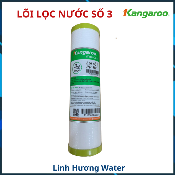 Bộ lõi lọc nước 123 Kangaroo chính hãng