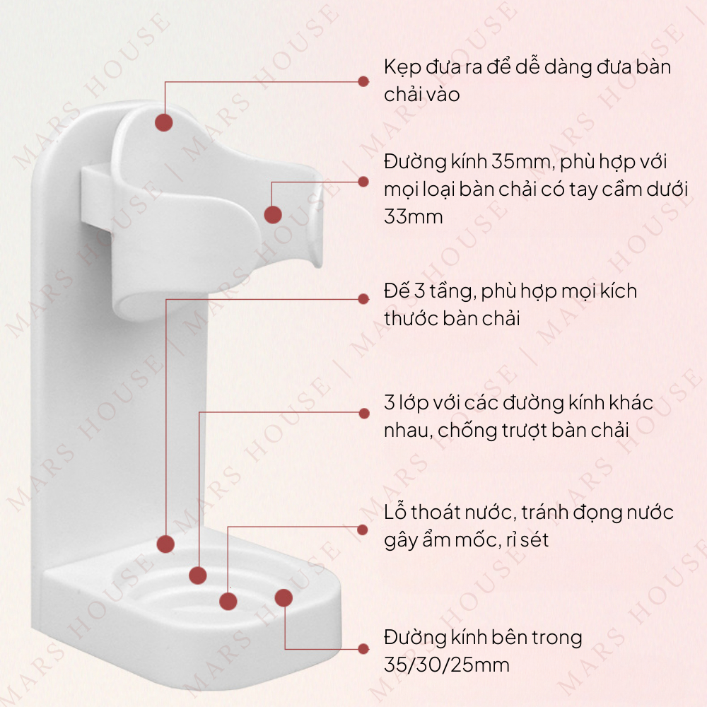 Giá Treo Bàn Chải Điện Tiện Ích