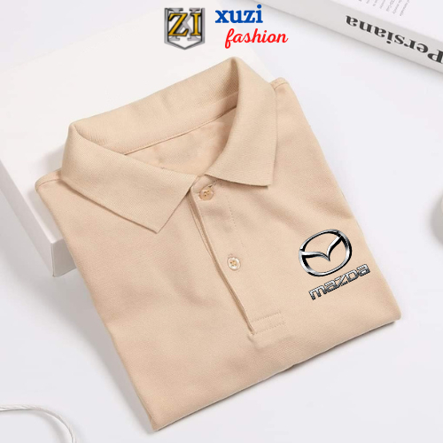 Áo thun polo Mazda  áo thun nam nữ có cổ hãng xe ô tô , vải polyester mềm thời trang thanh lịch công sở nhà XUZI