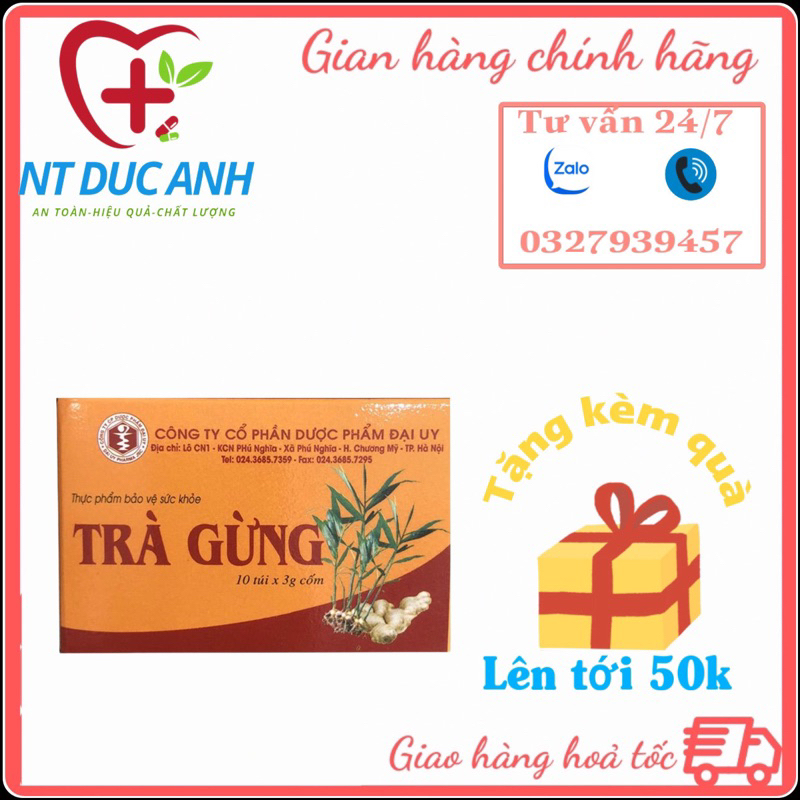 Thực Phẩm Chức Năng Trà Gừng Đại Uy