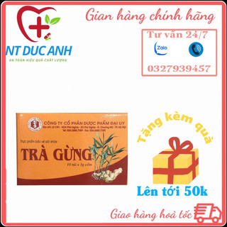 Thực phẩm chức năng trà gừng đại uy