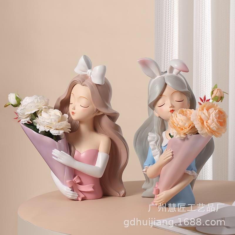 Bình Hoa, Lọ Hoa Công Chúa Baby, Trồng Sen Đá, Decor Bàn Làm Việc, Quà Tặng Khai Trương