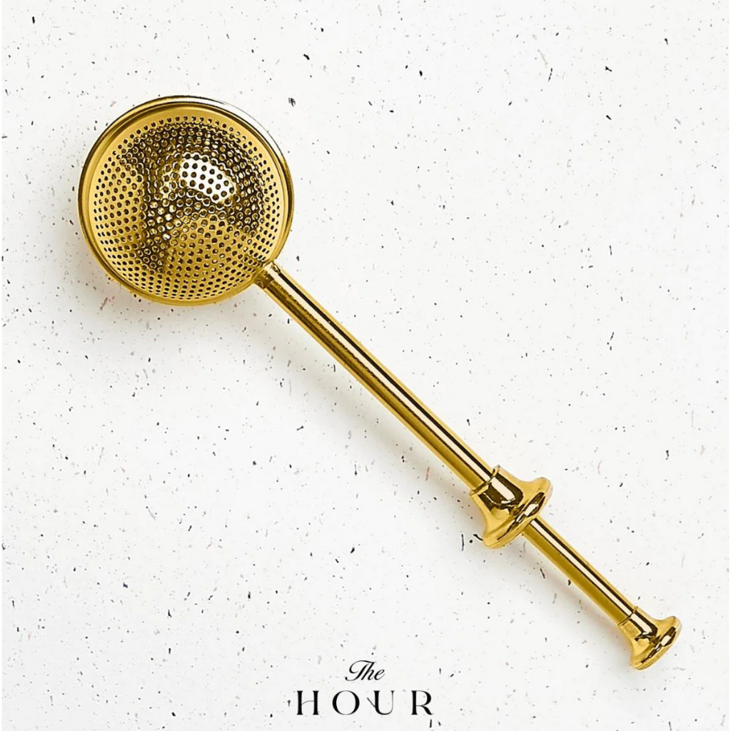 Dụng cụ lọc trà cao cấp màu vàng bằng thép không rỉ Golden tea diffuser in gold