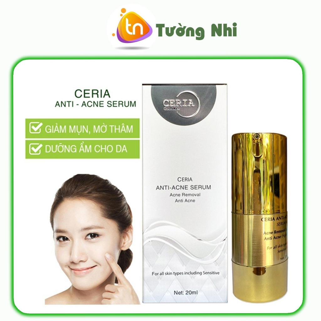 Serum Ngừa Mụn Mờ Thâm CERIA Anti Acne 20ml