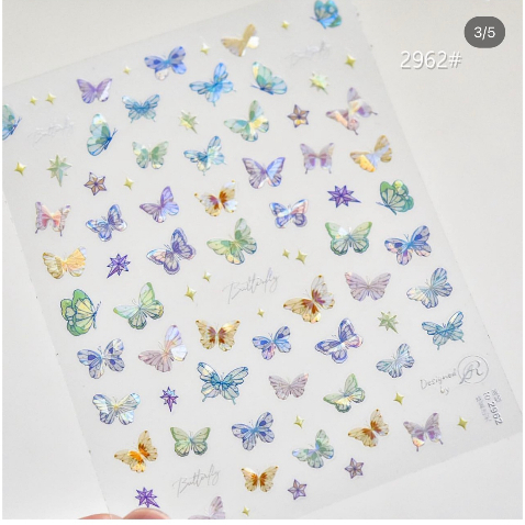 Sticker dán móng 3D mẫu mới 2023