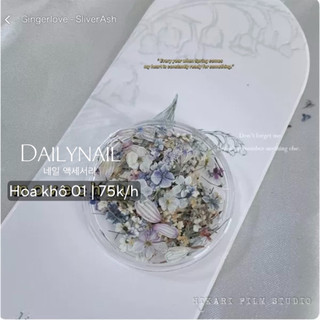 Hoa khô Design móng Hàn Cao cấp
