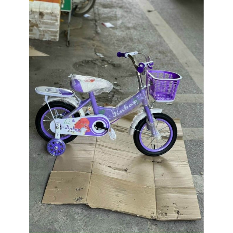 Xe đạp bé gái  loại 12inch cho bé từ 2-5 tuổi