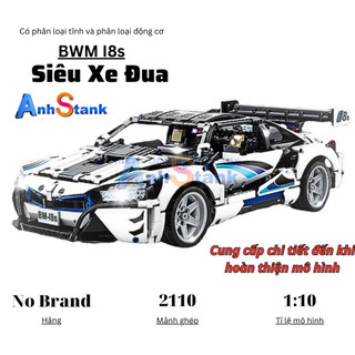 Mô hình lắp ráp siêu xe technic bmw i8s sku k86112 tỉ lệ 1:10 2110 chi tiết mảnh ghép
