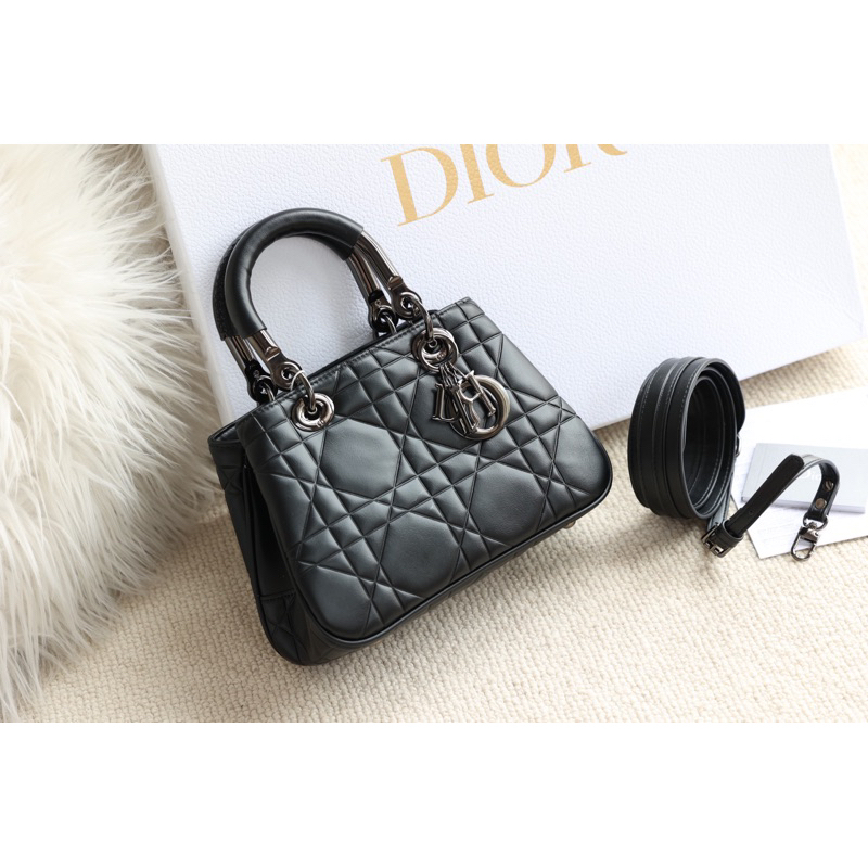 Túi quai xacha Di.or bản super chất liệu da thật kích thước 24cm fullbox