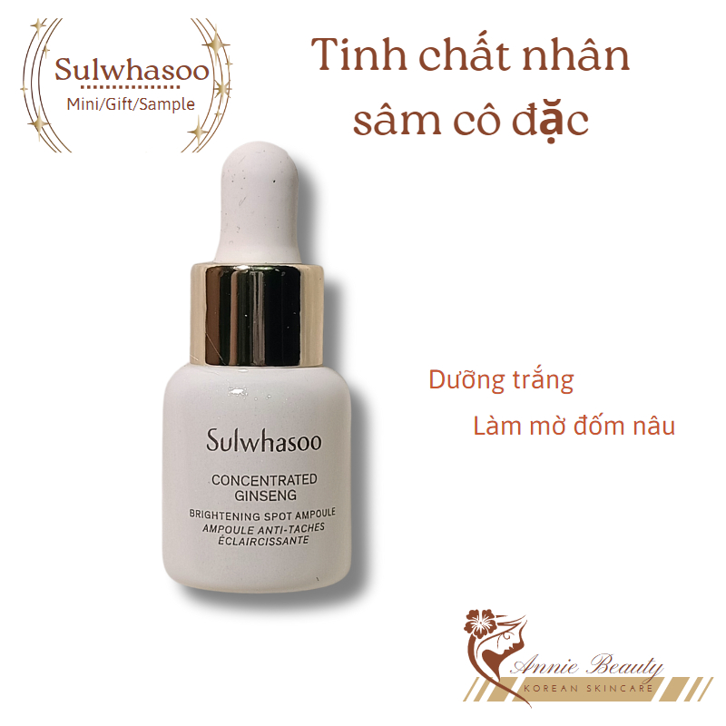 Tinh chất nhân sâm cô đặc SULWHASOO dưỡng da trắng sáng, làm mờ đốm nâu - CONCENTRATED GINSENG BRIGHTENING SPOT AMPOULE