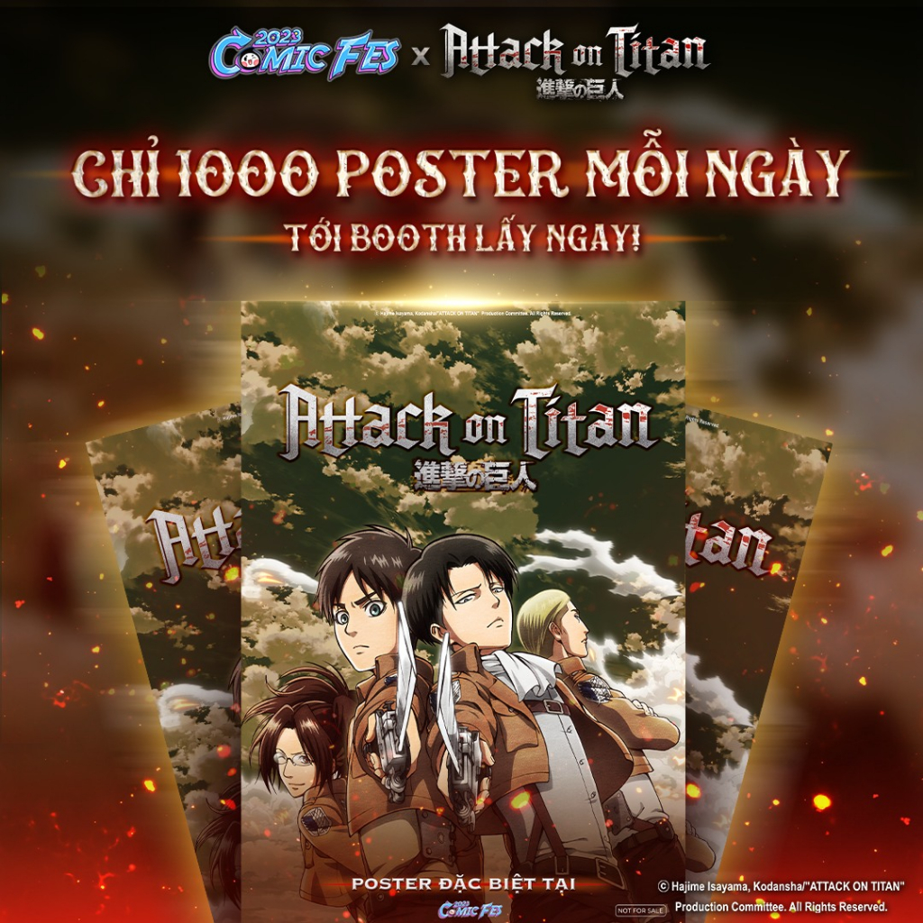 Poster Attack on Titan - Comic Fes