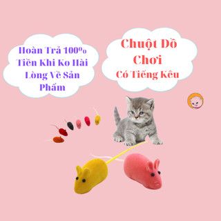Chuột Nhung Đồ Chơi Có Tiếng Kêu Cho Chó Mèo