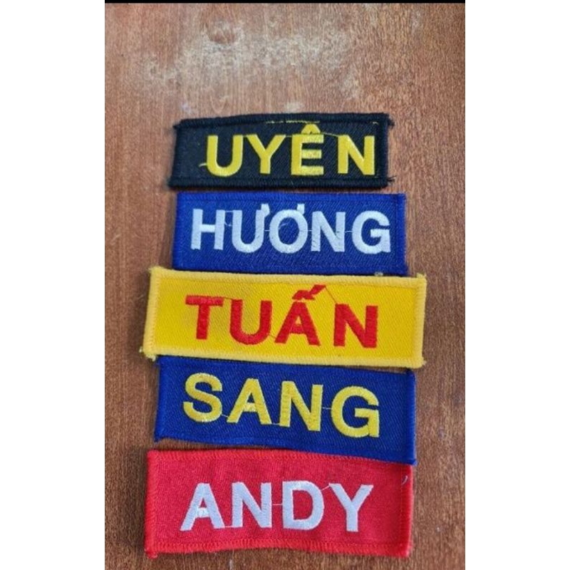 Bảng Tên May Áo : Taekwondo, Karate, Vovinam