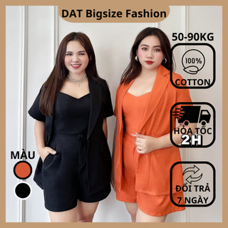 Set vest 3 món , set bộ bigsize 3 món che khuyết điểm cho người béo 50-90kg