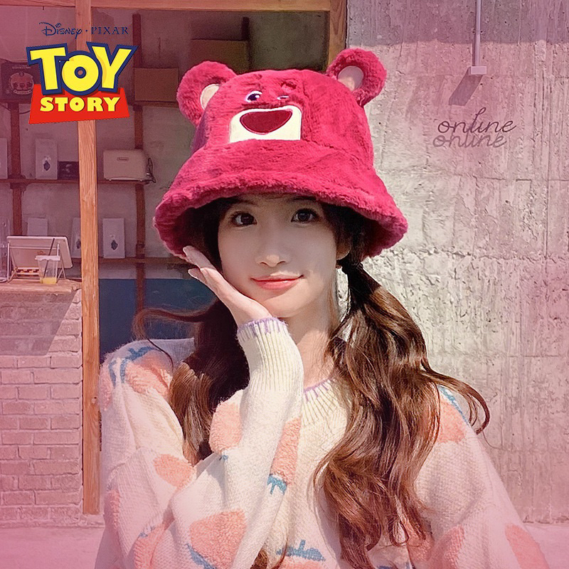 Nón gấu dâu lotso chính hãng Diisney.DCG