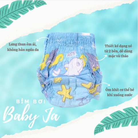 Tã quần bỉm bơi Baby Ja cho bé 6-18kg - Hàng Nội Địa Trung mesocshop