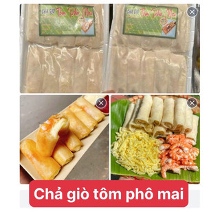 Chả giò tôm phô mai 1 vỉ 10 cuốn