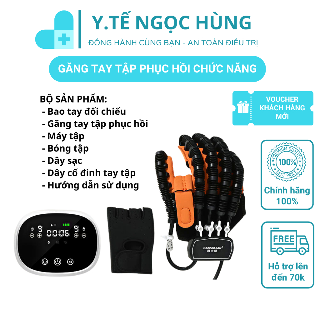 Máy tập phục hồi chức năng GAOSHIJIAN cho một, nhiều ngón, cả bàn tay sử dụng 3 động cơ bơm khí