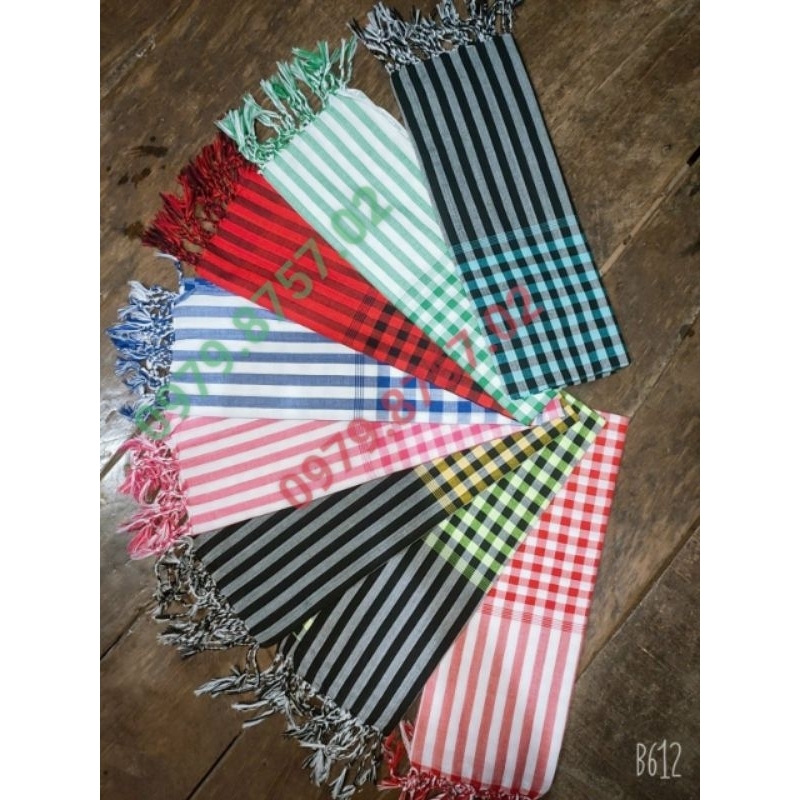 Khăn rằn nam bộ nhiều màu 60x165cm_ Hàng sẵn số lượng lớn