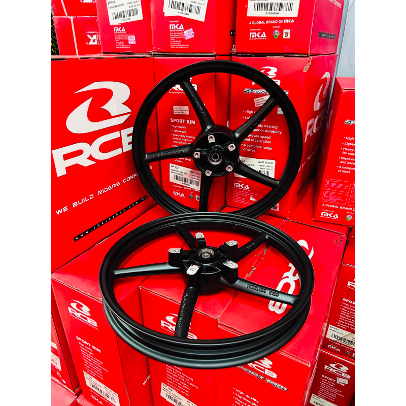 mâm 5 cây rcb bản 1.6/1.85 gắn cho Exciter150/155 5 lỗ trước