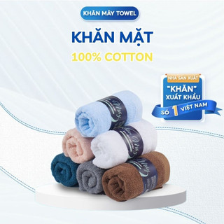 Khăn Mặt Cotton Cao Cấp Kích Thước 30x50cm Thấm Hút Êm Ái Khan Mat Nhiều Màu