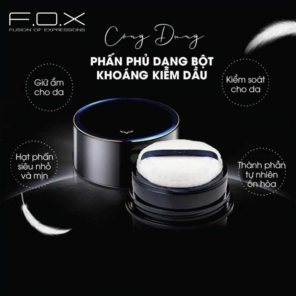 Phấn Phủ Dạng Bột Khoáng FOX Kiềm Dầu Sheer Finish Loose Powder 25g