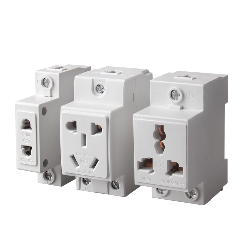 Ổ cắm cài thanh ray AC30-124