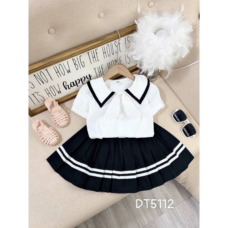 Set váy học sinh sz đại cho bé gái