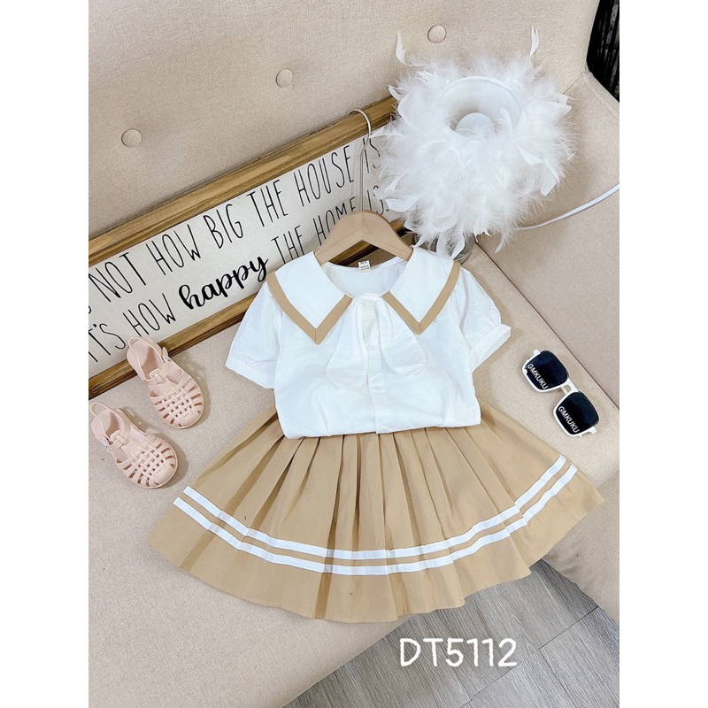 Set váy học sinh sz đại cho bé gái