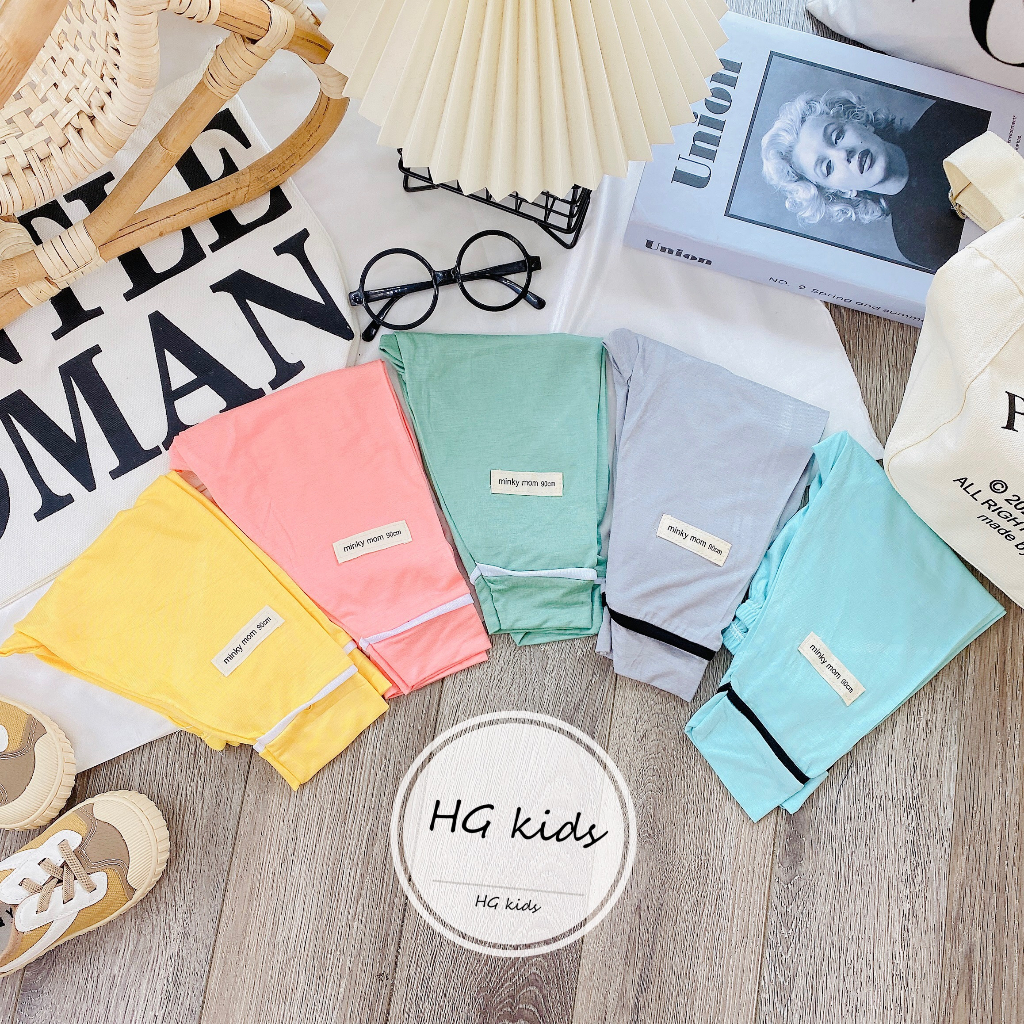 Quần Dài, Quần Chục Đáp Đũng Thun Lạnh Cho Bé Trai, Bé Gái