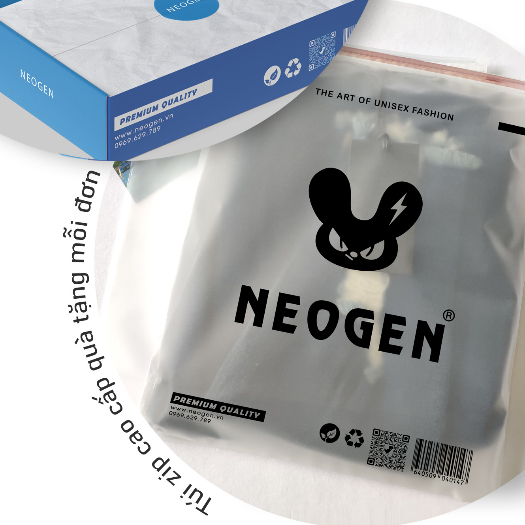 Túi zip đựng áo thun Neogen