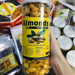 Hạt hạnh nhân sấy chín nguyên vị ăn liền Nhập khẩu Mỹ 500g