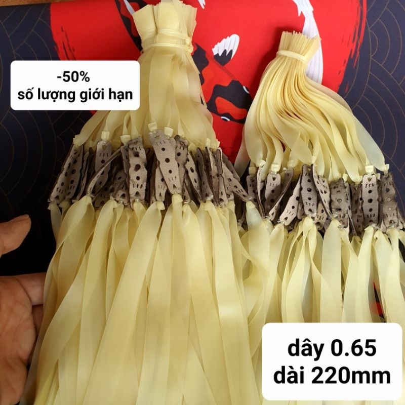 Dây thun ná 0.65mm latex dài 220mm giá sỉ số lượng giới hạn