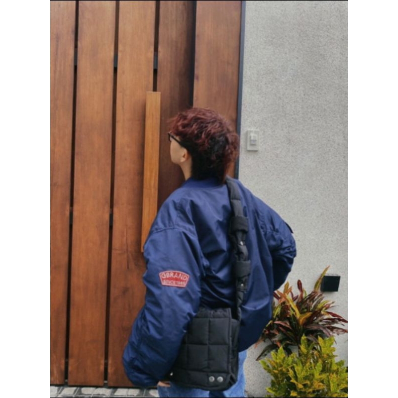 Túi đeo chéo chần bông nam nữ đi học, đi làm, đi chơi alsbag CÚC BẤM TĂNG GIẢM