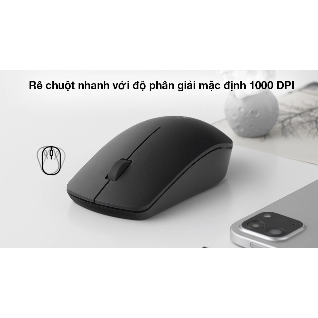 Chuột Không Dây Rapoo M21 Silent | 1000DPI | Kết nối không dây 2.4G - Hàng Chính Hãng
