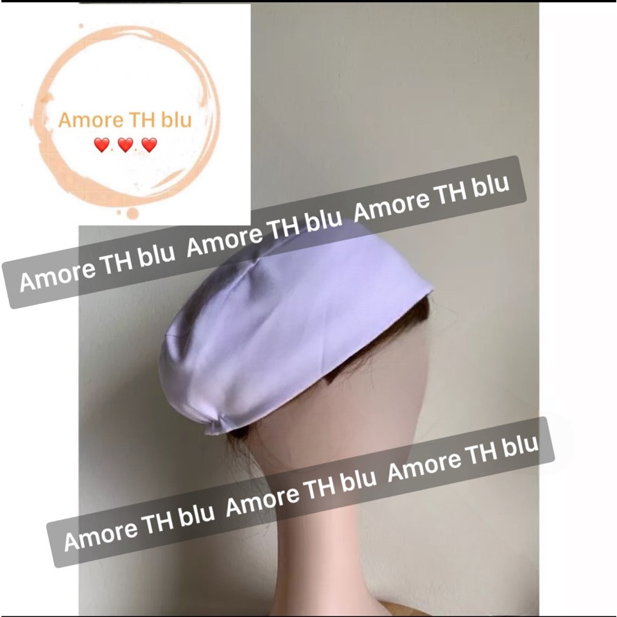 Mũ đội đầu y tế nhiều màu- vải Lon Nhật - Mũ vải blu công nghệ trùm đầu, mũ công nhân trùm đầu, mũ vải bếp, nhân viên.