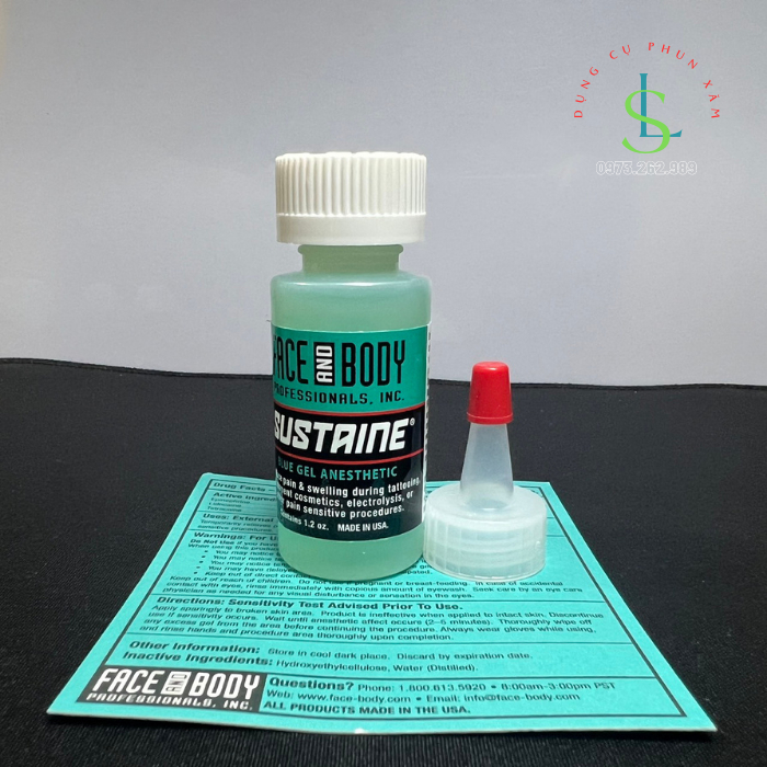 Sustaine Nước dùng trong phun xăm cam kết chuẩn Mỹ/ linhshop-hn