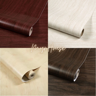 [MynHouse] Decal vân gỗ, Giấy dán tường, Giấy dán tủ bếp, bàn học, cửa phòng sẵn keo cao cấp giá tốt nhất shopee