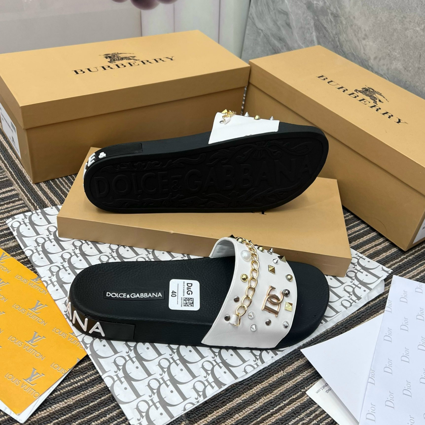 Dép Nam Đính Đinh DG Đế Cao Su - Dép DG Đính Đinh Cho Nam