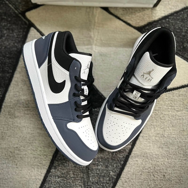 Air JD 1 Retro Low Navy likeauth - Full phụ kiện, mũi nhăn chất da siêu xịn
