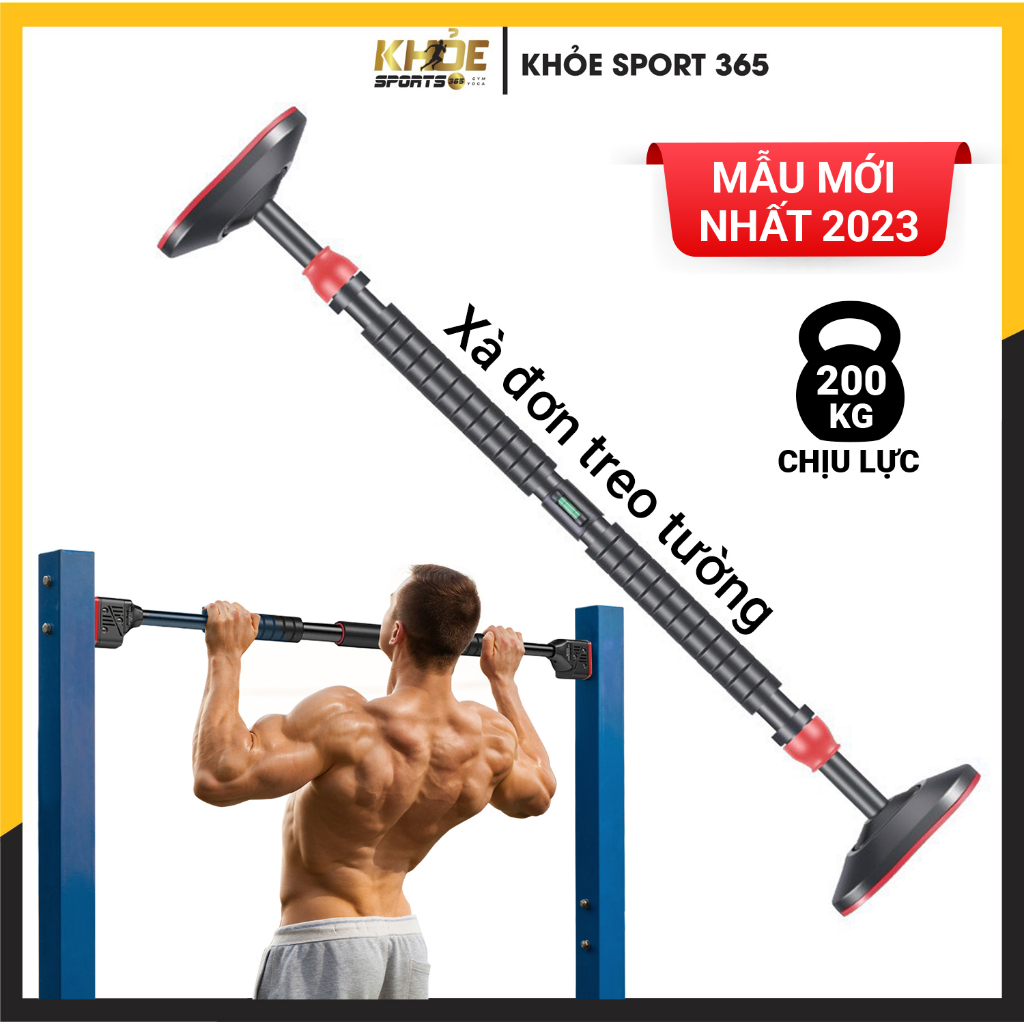 Xà đơn treo tường gắn cửa tập gym cơ bắp nhiều cỡ tùy chỉnh tập thể dục tại nhà _