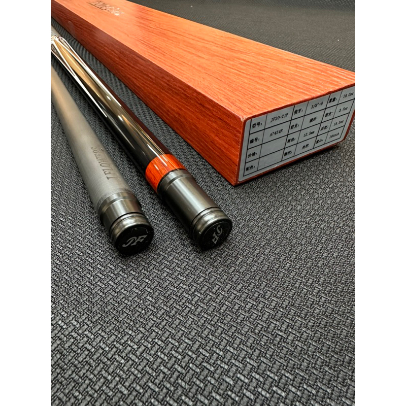 Cơ bida Jflowers JF20-21 Ngọn Full Carbon Chính Hãng- Full Phụ Kiện.