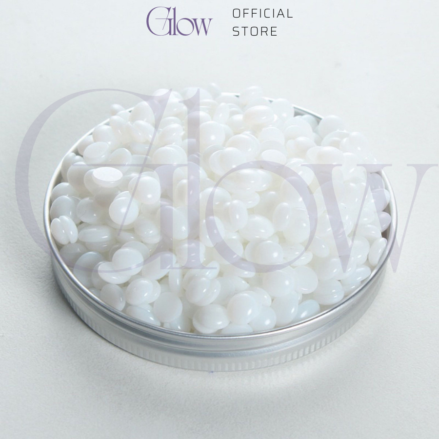 Sáp Wax Lông Nóng Trong Suốt GLOW WAXING Cao Cấp Bám Lông Tốt Hương Thơm Nhẹ Nhàng Tặng Que Phết Sáp CHE TÊN SẢN PHẨM