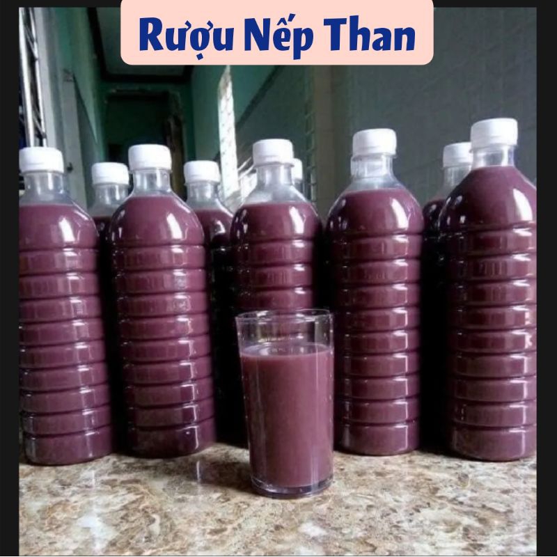 RƯỢU NẾP THAN THƠM NGON NGUYÊN CHẤT ĐẬM ĐẶC 1 LÍT