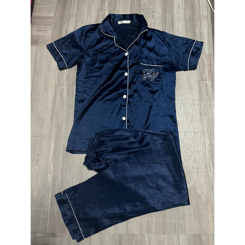 Pijama lụa xước, kaki, mango đồ ngủ pass